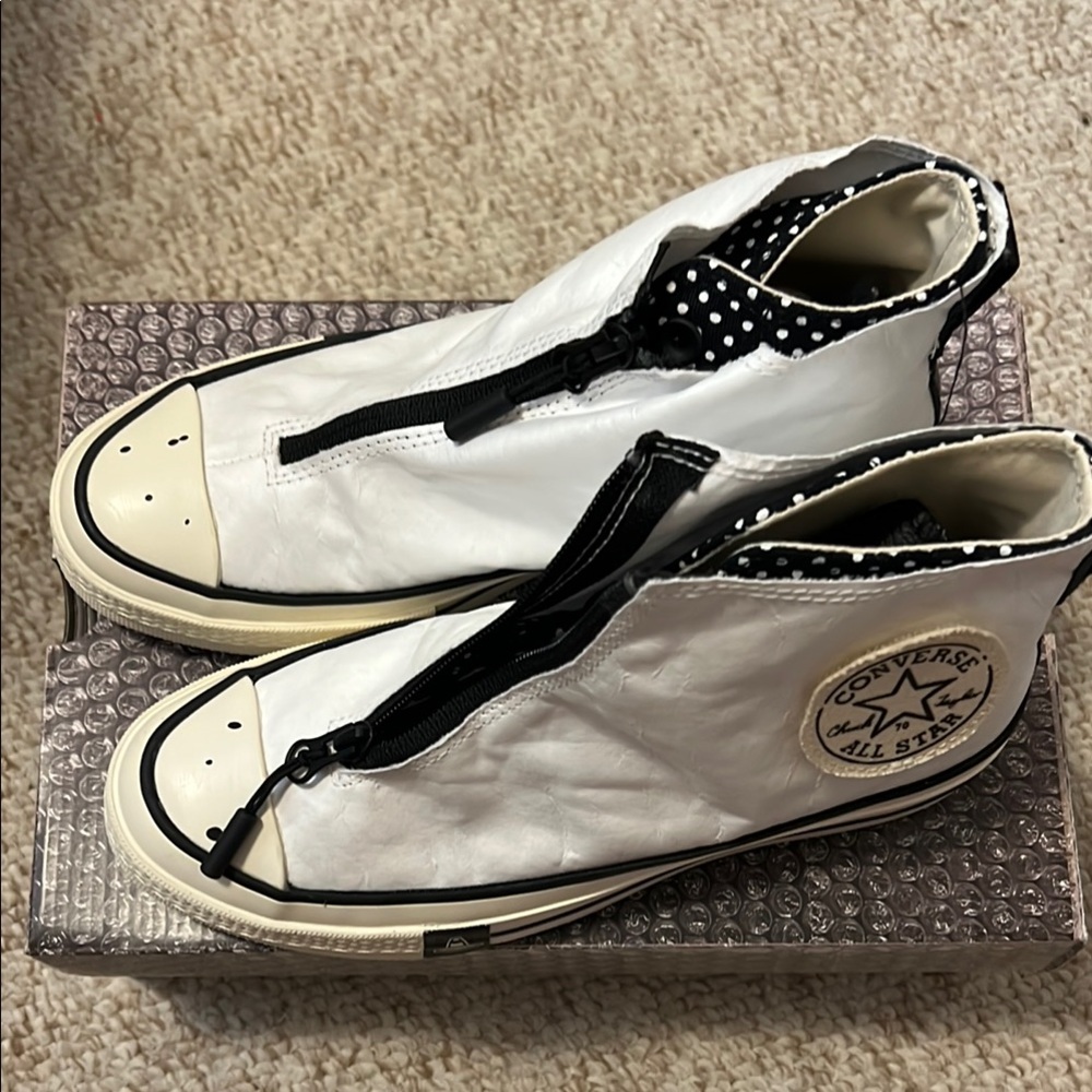 Converse Joshua Vides Chuck 70 Zip Hi - White and Black